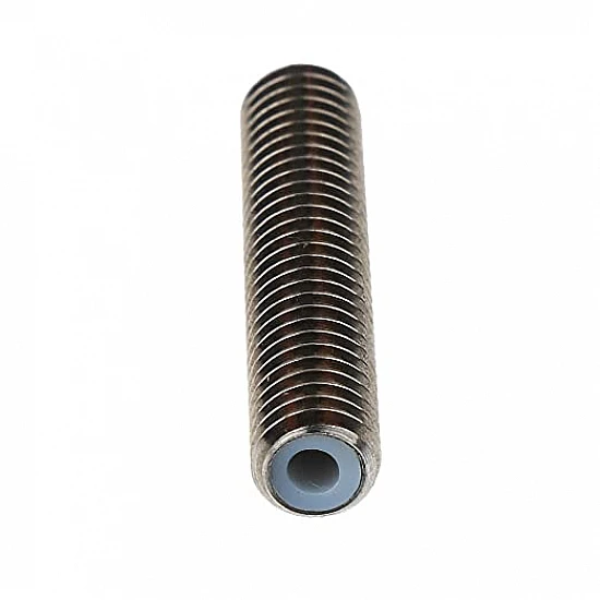 M6x30mm Stainless Steel Nozzle Throat with Teflon Tube for 3D Printer 1.75mm Extruder M6x30mm Stainless Steel Nozzle Throat with Teflon Tube for 3D Printer 1.75mm Extruder