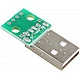 Male USB to Dip Mini 5P Plug Adapter Board Male USB to Dip Mini 5P Plug Adapter Board