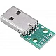Male USB to Dip Mini 5P Plug Adapter Board Male USB to Dip Mini 5P Plug Adapter Board