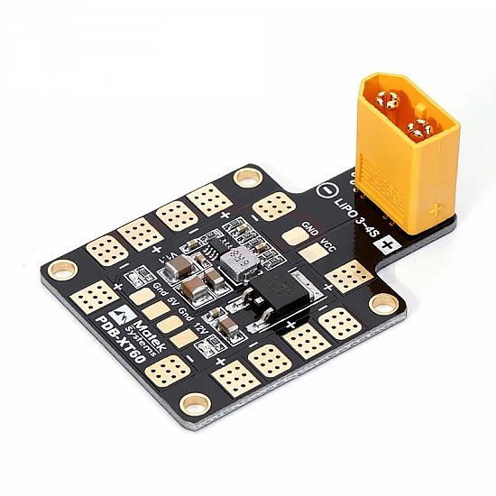 Mateksys PDB-XT60 with BEC 5V and 12V Board Mateksys PDB-XT60 with BEC 5V and 12V Board