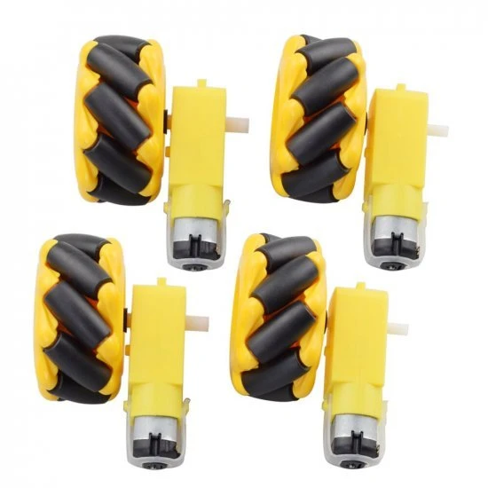 Mecanum Wheel 80mm for TT Motor l 2pcs