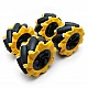 Mecanum Wheel 80mm for TT Motor l 2pcs