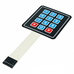 12 Keys 3x4 Matrix - Membrane Type Keypad - importdukan.com