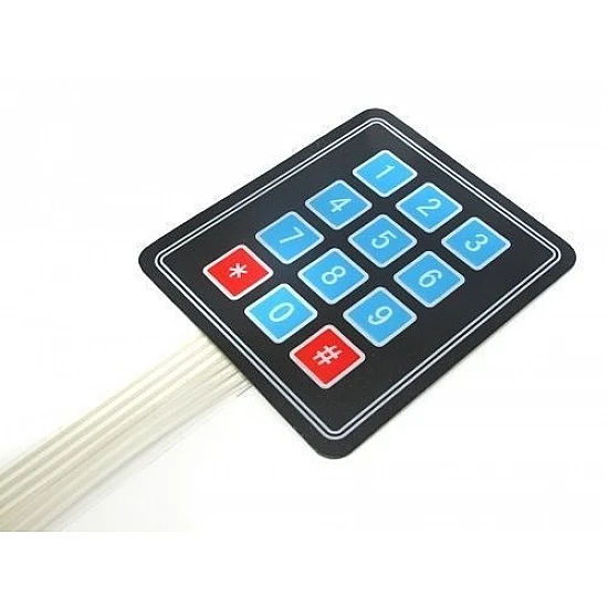 12 Keys 3x4 Matrix - Membrane Type Keypad - Arduino 12 Keys 3x4 Matrix - Membrane Type Keypad - Sensor - Arduino
