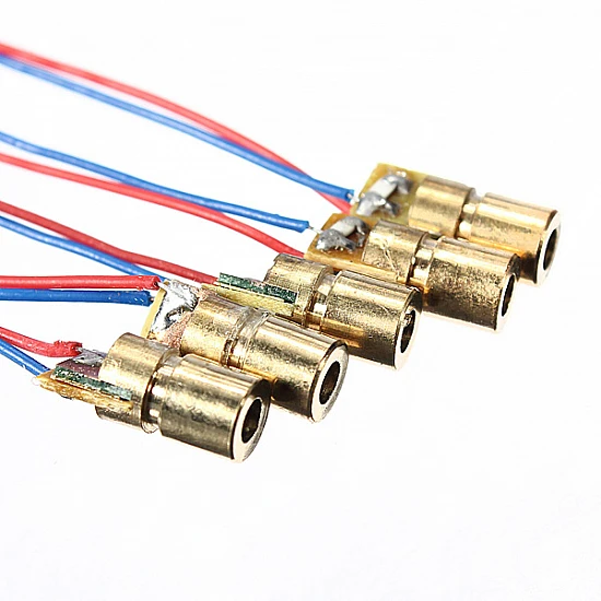 Mini 650nm 6mm 5mW Laser Dot Diode Module Mini 650nm 6mm 5mW Laser Dot Diode Module