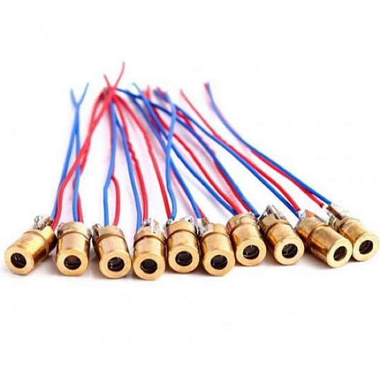 Mini 650nm 6mm 5mW Laser Dot Diode Module Mini 650nm 6mm 5mW Laser Dot Diode Module
