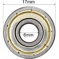 Mini 606ZZBall Bearing | (6x17x6)
