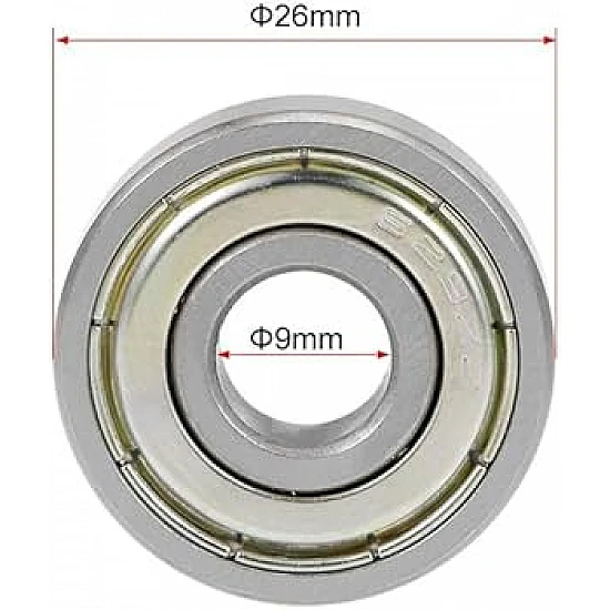 Mini Ball Bearing | 629ZZ(9x26x8)