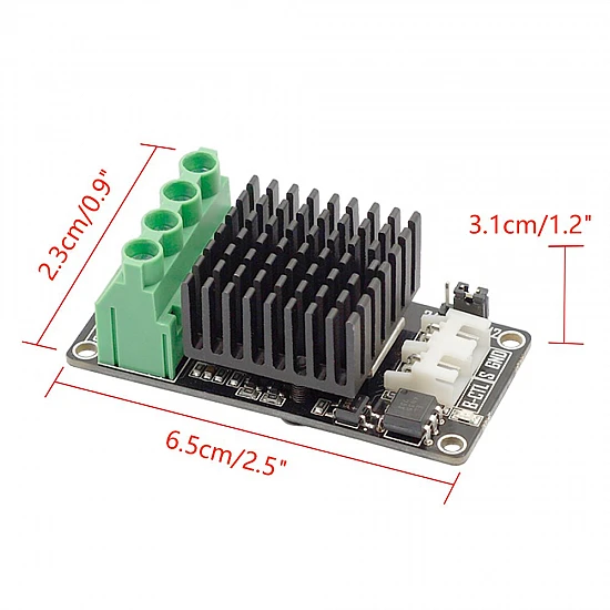 Mini Heatbed MOS High Power MOSFET Expansion Module for 3D Printer Mini Heatbed MOS High Power MOSFET Expansion Module for 3D Printer