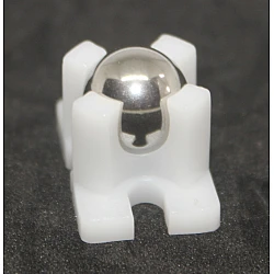 Mini vacuum steel ball caster wheel