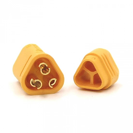 MT60 3.5mm 3 pole Motor/ESC Bullet Connector Plug Set MT60 3.5mm 3 pole Motor/ESC Bullet Connector Plug Set