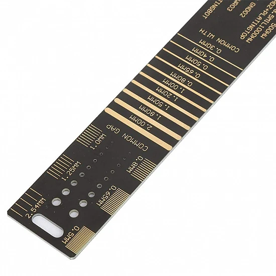 Multipurpose PCB Ruler 25cm Multipurpose PCB Ruler 25cm