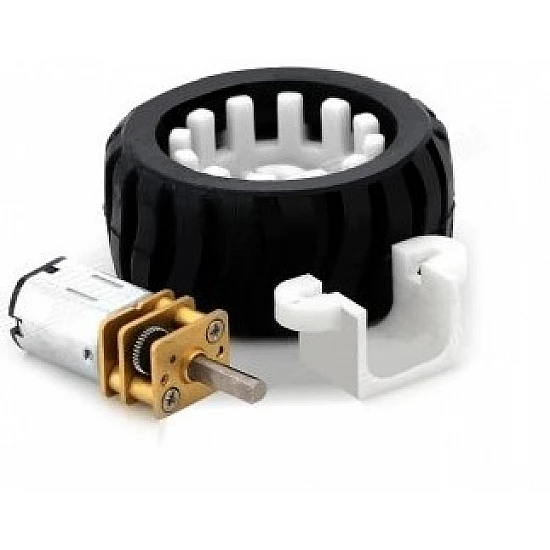 N20 Geared Motor Rubber Wheel Kit N20 Geared Motor Rubber Wheel Kit