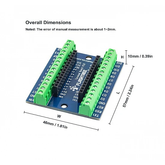 NANO IO Shield Screw Terminals Expansion Board NANO IO Shield Screw Terminals Expansion Board