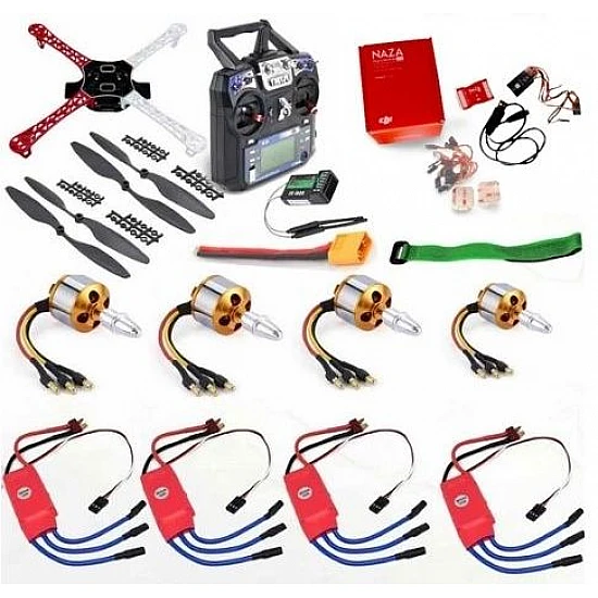 Quadcopter Drone Combo with NAZA M-Lite Kit (Motor + ESC + Propeller + Flight Controller + Frame + TX-RX + Power module + Belt) - Quadcopter Drone Combo with NAZA M-Lite Kit (Motor + ESC + Propeller + Flight Controller + Frame + TX-RX + Power module + Belt) - Multirotor -
