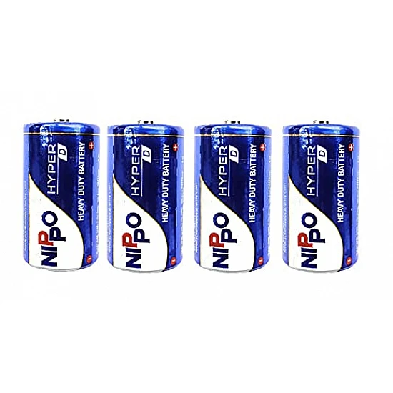 Nippo Hyper R20P (UM-1UH) 1.5V Zinc-Carbon Battery Heavy Duty Battery - D Size (Big Battery Nippo Hyper R20P (UM-1UH) 1.5V Zinc-Carbon Battery Heavy Duty Battery - D Size (Big Battery