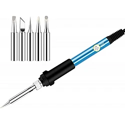  60W Temperature Controller Soldering Iron with Adjustable Iron Bits