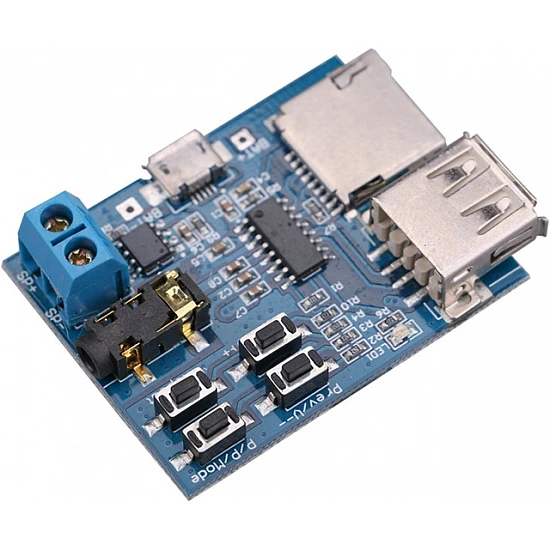Non-Destructive MP3 Decoding Board with Self-Powered TF Card U Disk Decoded Player Module Non-Destructive MP3 Decoding Board with Self-Powered TF Card U Disk Decoded Player Module