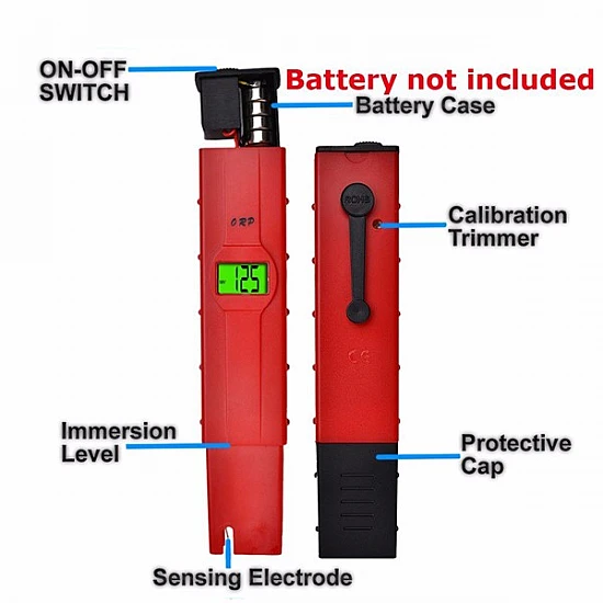 ORP-2069 Digital Pen Type ORP Meter Redox Tester with Backlight ORP-2069 Digital Pen Type ORP Meter Redox Tester with Backlight