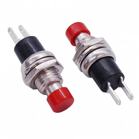 PBS-110 Push Button Switch Press Through - Red PBS-110 Push Button Switch Press Through - Red