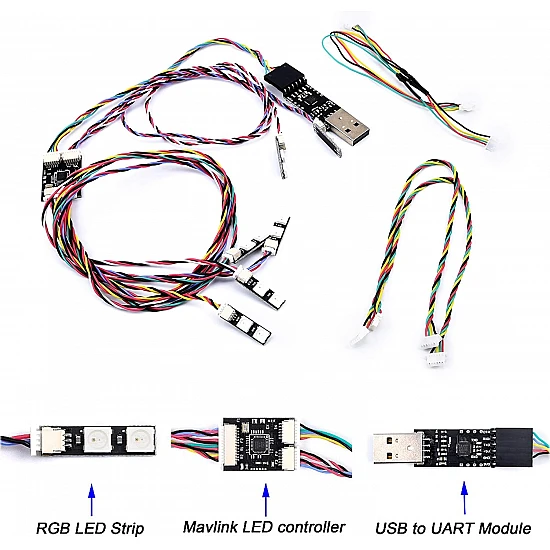 Pixhawk Mavlink External LED Controller for APM Pixhawk2 Ardupilot PX4 RGB Navigation Quadcopter Hexacopter Drone Pixhawk Mavlink External LED Controller for APM Pixhawk2 Ardupilot PX4 RGB Navigation Quadcopter Hexacopter Drone