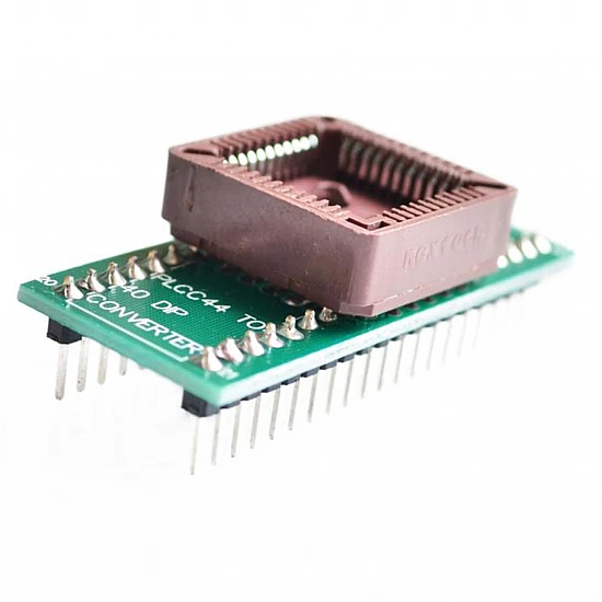 PLCC44 to DIP40 EZ Programmer Adapter Socket PLCC44 to DIP40 EZ Programmer Adapter Socket