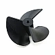 40mm Nylon Three-blade Propeller for RC Boat Model Parts 40mm Nylon Three-blade Propeller for RC Boat Model Parts