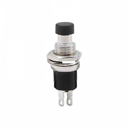 Push Through Black Button Switch PBS-110 Push Through Black Button Switch PBS-110