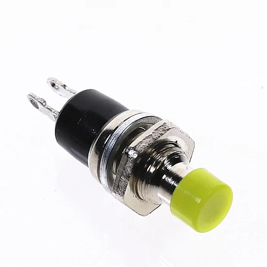 Push Through Yellow Button Switch PBS-110 Push Through Yellow Button Switch PBS-110