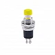 Push Through Yellow Button Switch PBS-110 Push Through Yellow Button Switch PBS-110