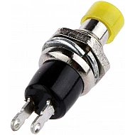 Push Through Button Switch PBS-110 - Yellow