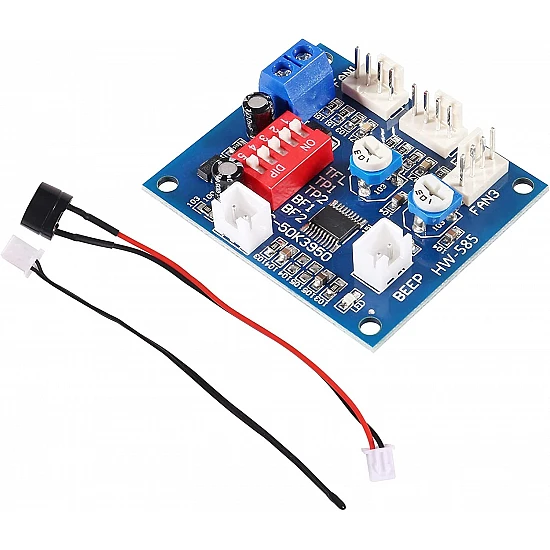 PWM 4 DC Fan Temperature Speed Controller Board PWM 4 DC Fan Temperature Speed Controller Board