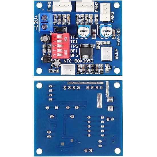 PWM 4 DC Fan Temperature Speed Controller Board PWM 4 DC Fan Temperature Speed Controller Board