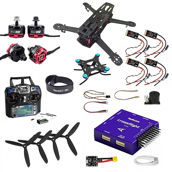 Racing Quadcopter Drone Kit with Crossflight Racing Quadcopter Drone Kit with Crossflight