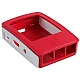 Raspberry Pi 3/3B+ Plastic Case (Red and White) - Raspberry Pi Raspberry Pi 3/3B+ Plastic Case (Red and White) - Raspberry Pi Accessories - Raspberry Pi