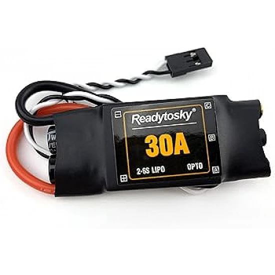 Readytosky 30A 2-6S OPTO ESC With 3.5mm Banana Connectors Readytosky 30A 2-6S OPTO ESC With 3.5mm Banana Connectors