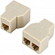 RJ11 Telephone line tee header RJ11 Telephone line tee header
