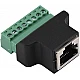 RJ45 Female to 8 Pin Screw Terminal Adaptor RJ45 Female to 8 Pin Screw Terminal Adaptor