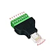RJ45 Male to 8 Pin Screw Terminal Adaptor RJ45 Male to 8 Pin Screw Terminal Adaptor