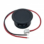 DC 4-100V Round LED Digital Voltmeter Display - Red