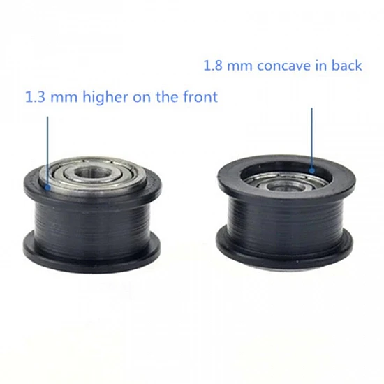 Rubber Bearing Pulley H Groove Wheel for 3D Printer Rubber Bearing Pulley H Groove Wheel for 3D Printer