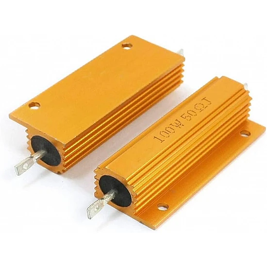 RX24 100W-50Ω Aluminum Metal Shell Case Wirewound Resistor RX24 100W-50Ω Aluminum Metal Shell Case Wirewound Resistor