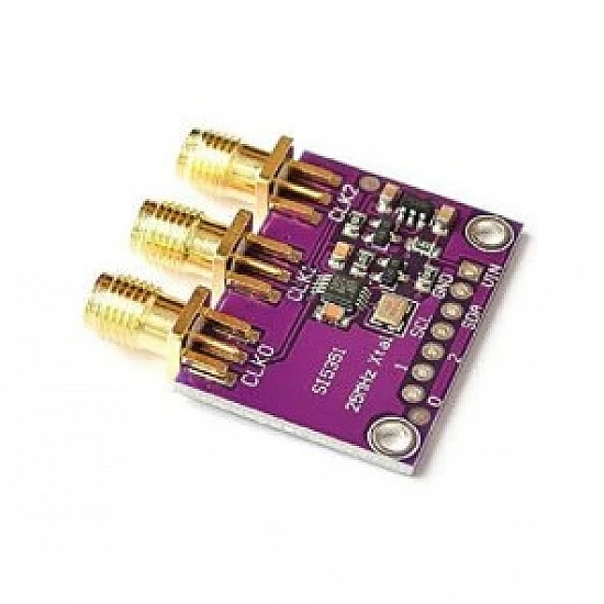 Si5351 8KHz to 160MHz Clock Generator Breakout Module Si5351 8KHz to 160MHz Clock Generator Breakout Module