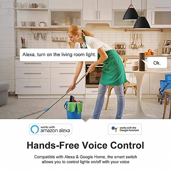 3 Channel Smart Wireless WIFI 16A Switch Work with Alexa , Smart life app, Google home and IFTTT (Tuya) 3 Channel Smart Wireless WIFI 16A Switch Work with Alexa , Smart life app, Google home and IFTTT (Tuya)