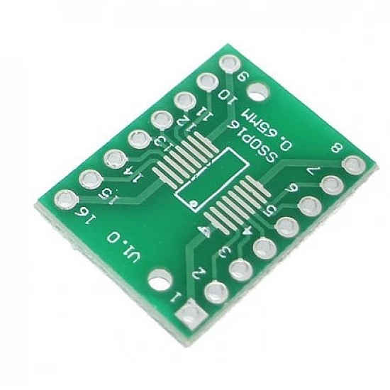 SOP16 Transfer to DIP16 IC Adapter Plate PCB Board SOP16 Transfer to DIP16 IC Adapter Plate PCB Board
