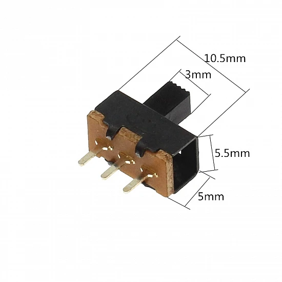 SS12F17G5 3Pin 5MM Toggle Switch SS12F17G5 3Pin 5MM Toggle Switch