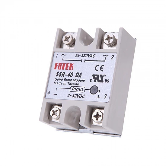 SSR-40DA Solid State Relay Module 3-32VDC/24-380VAC SSR-40DA Solid State Relay Module 3-32VDC/24-380VAC