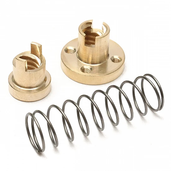 T8 Anti-backlash Spring Loaded Nut For 8mm Threaded Rod Lead Screw T8 Anti-backlash Spring Loaded Nut For 8mm Threaded Rod Lead Screw