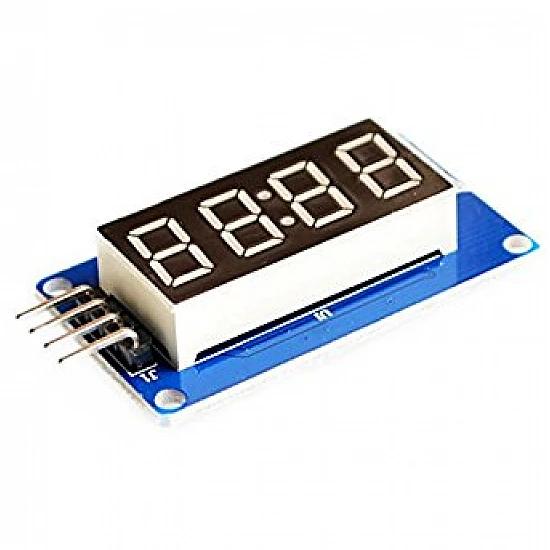 TM1637 4 Bits Digital Tube LED Display Module With Clock Display for Arduino TM1637 4 Bits Digital Tube LED Display Module With Clock Display for Arduino