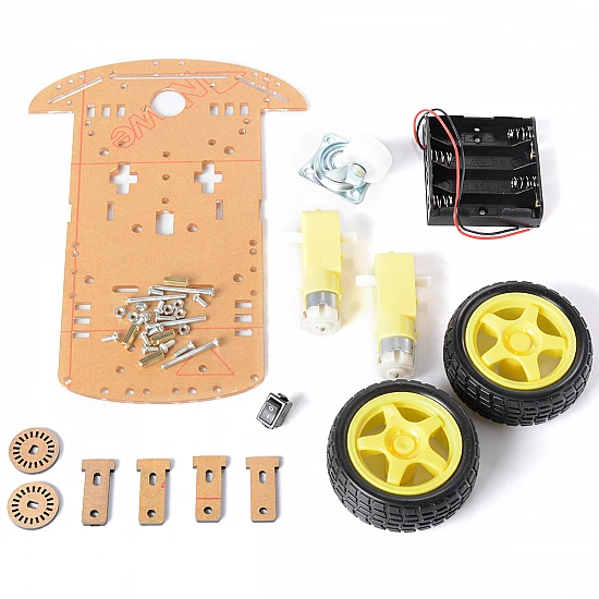 Transparent Robot Smart Car Chassis DIY Kit Transparent Robot Smart Car Chassis DIY Kit